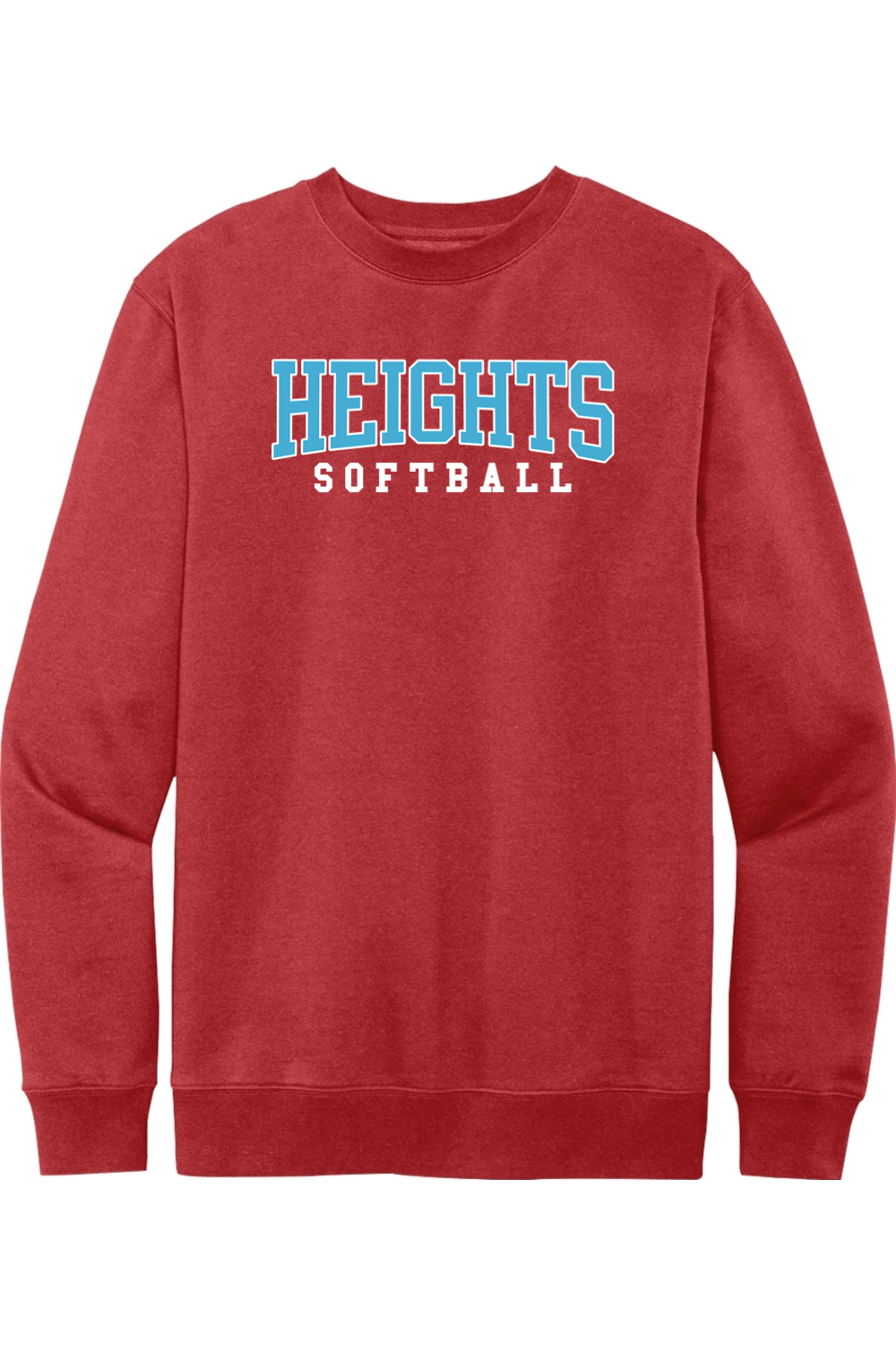 Heights Softball - Arch - District Fleece Crew