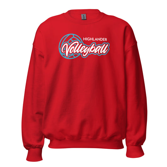 Heights Volleyball (Ball) - Crewneck Sweatshirt